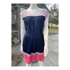American Eagle Outfitters Pleated Open Back Summer Dress Sz M